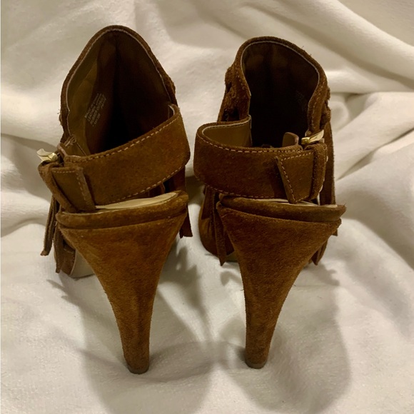 Michael Kors brown fringe heels - Picture 6 of 6
